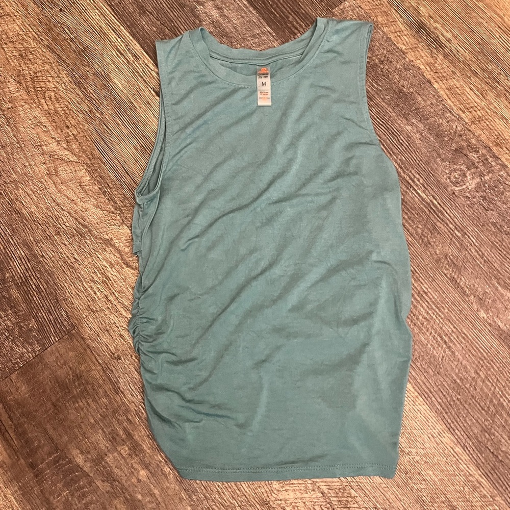 Mono B Aqua Sleeveless Top